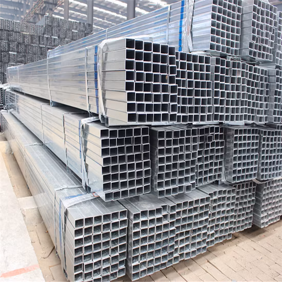 Galvanized Steel Pipe High Quality Corrugated Square Tubing Iron Rectangular Tube